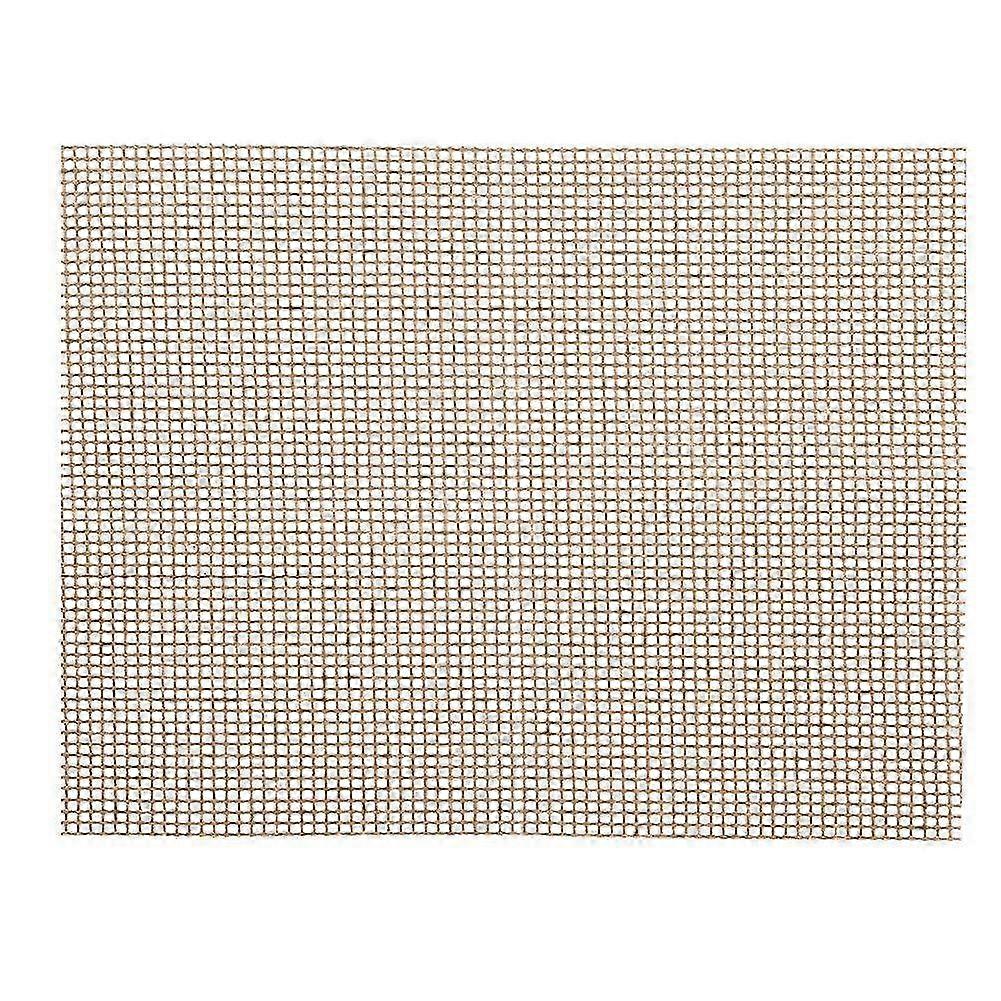 Reusable Brown Non-Stick Grill Mat 30 x 40 cm - Perfect for Grilling & Smoking, Easy to Clean and Durable Cooking Accessory