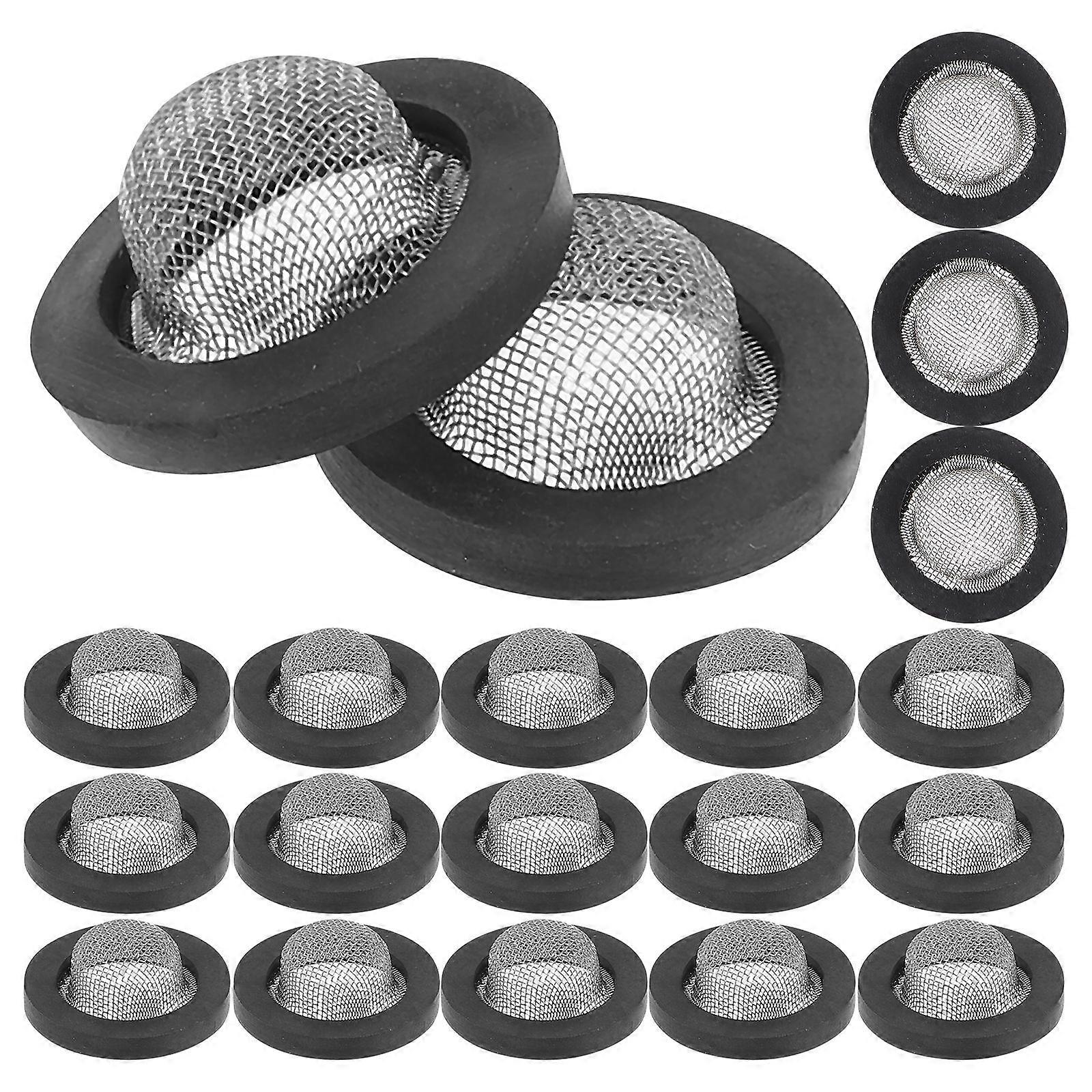 30pcs Hose Washer 1/2 Inch Inlet Hose Coupling With Strainer Pipe Screen