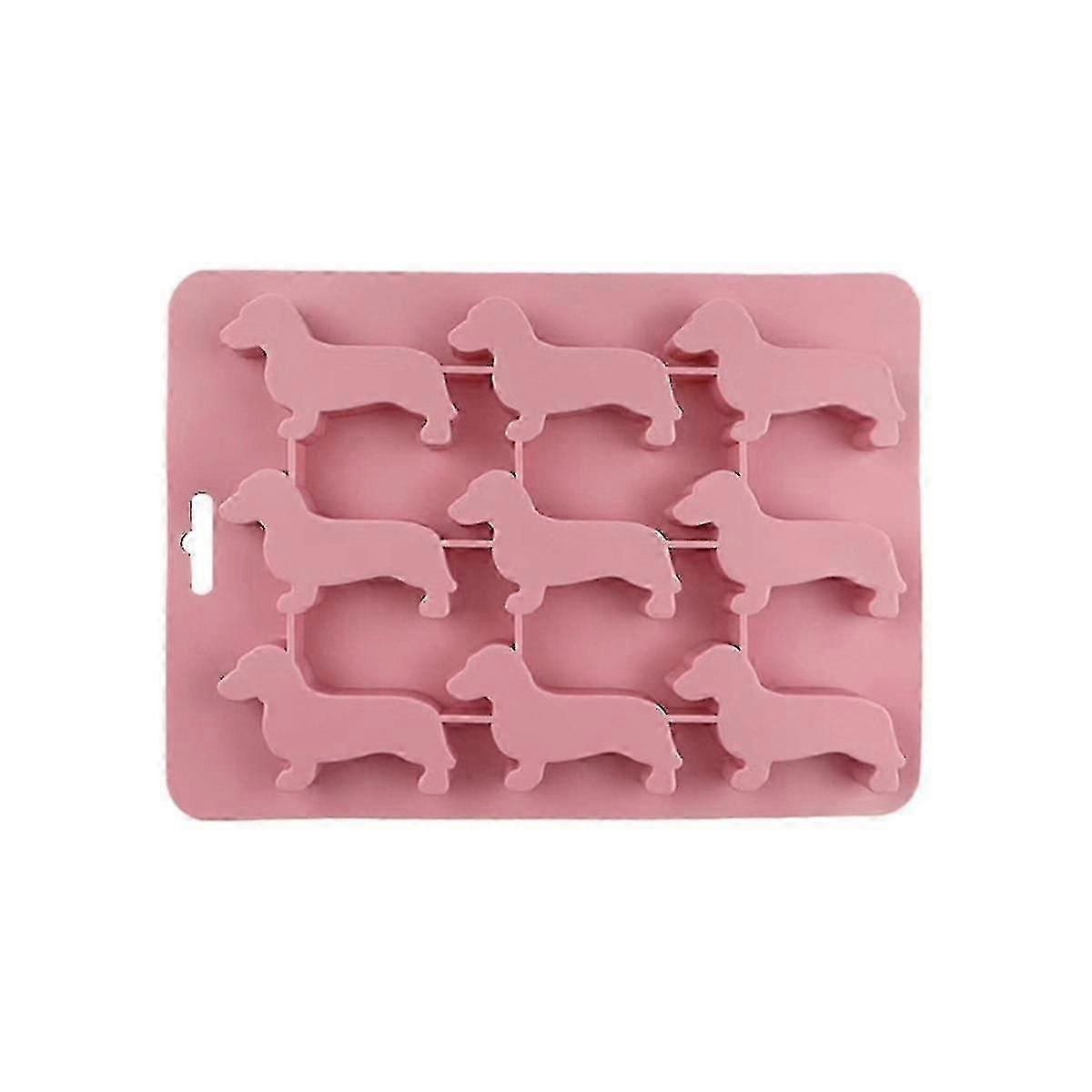 Silicone Dachshund Puppy Shaped Mold - DIY Ice Cube, Chocolate, Cookie Trayink