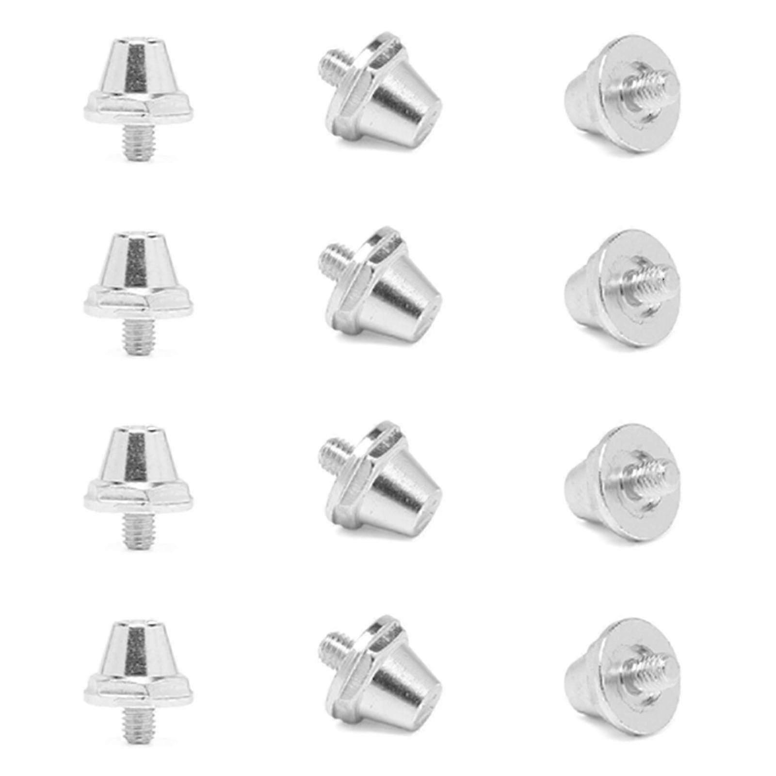 12 عبوة من الأزرار المتينة لمرابط كرة القدم - أحجام 11 مم ، 13 مم ، 15 مم ، تناسب الأحذية الملولبة 5 مم