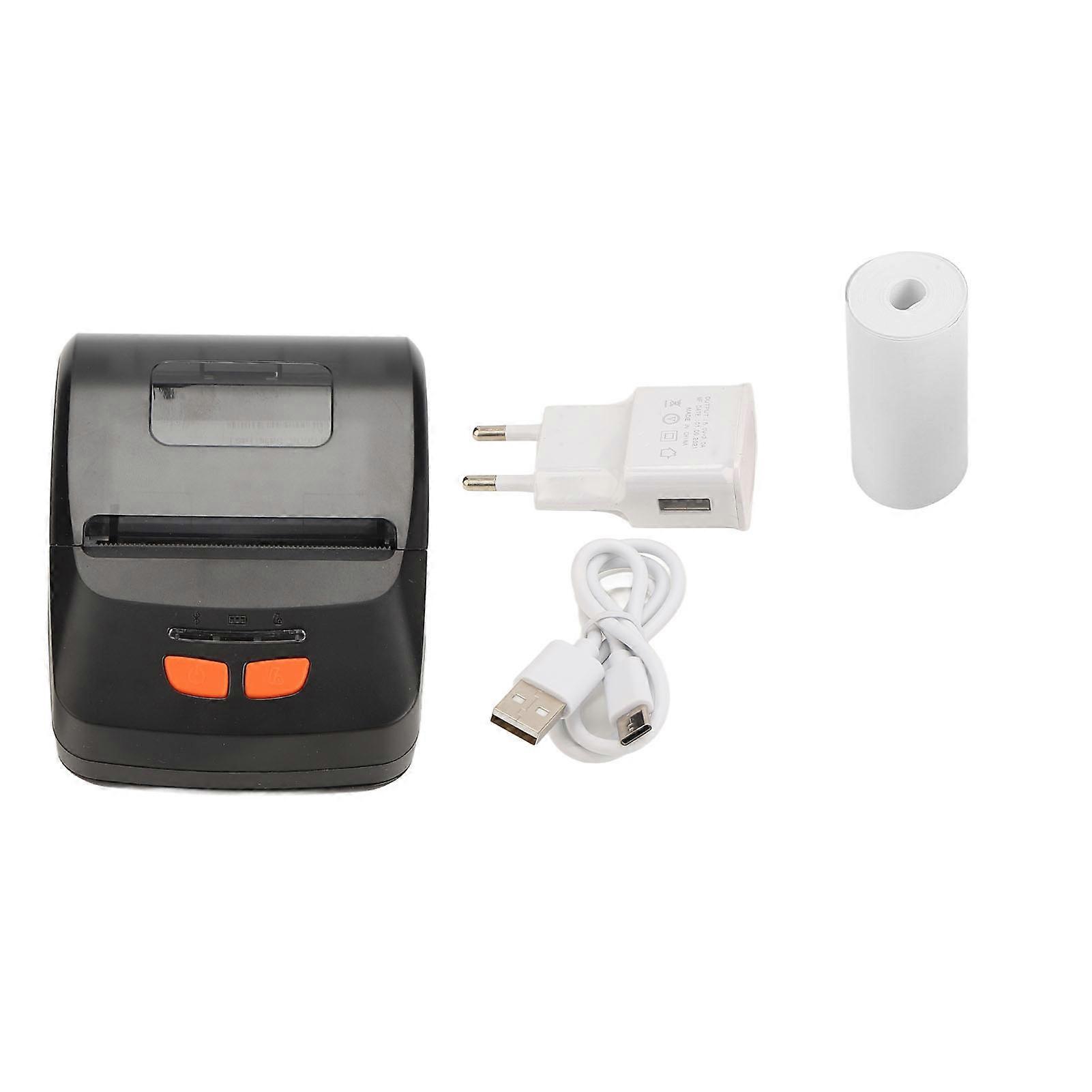 Wireless Portable Thermal Printer TYPE C Fast Printing with Visible Window for Labels