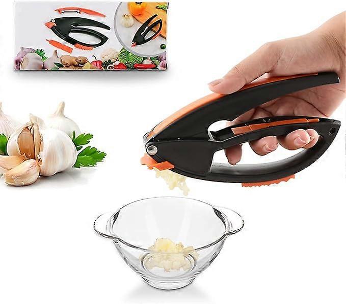 4 in 1 Multifunctional Plastic Garlic Press