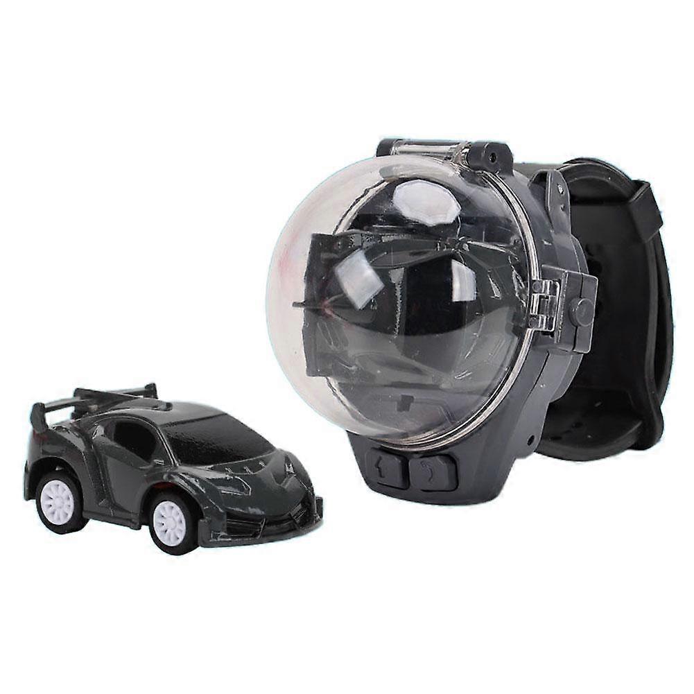 USB 충전 기능이 있는 미니 키즈 시계형 RC카 30M 원격 조종 굴삭기 장난감, 착용형 재미있는 선물