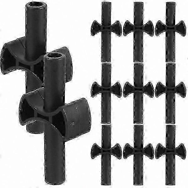 Trampoline Enclosure Pole Spacers and Washers, 12 Pack Large Accessories for Safety Net Support