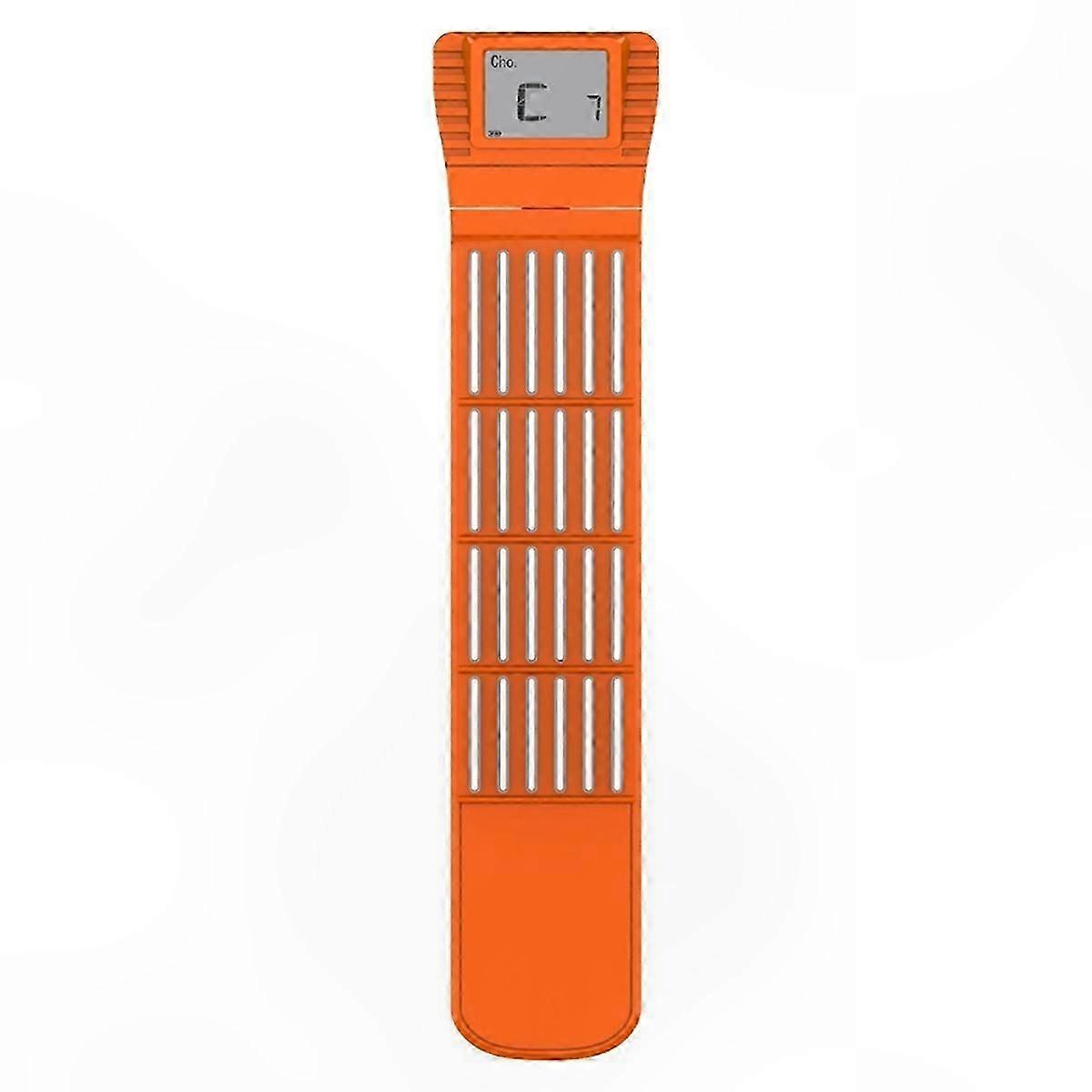 Portable Guitar Chord Practice Tool for Beginners with Rotating Chart and Silent Operation