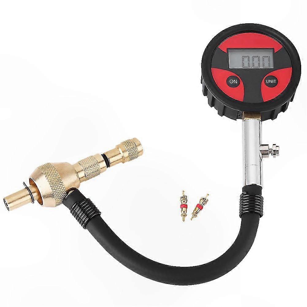 Digital Tire Pressure Gauge with LCD Display and Tire Core for Vehicles