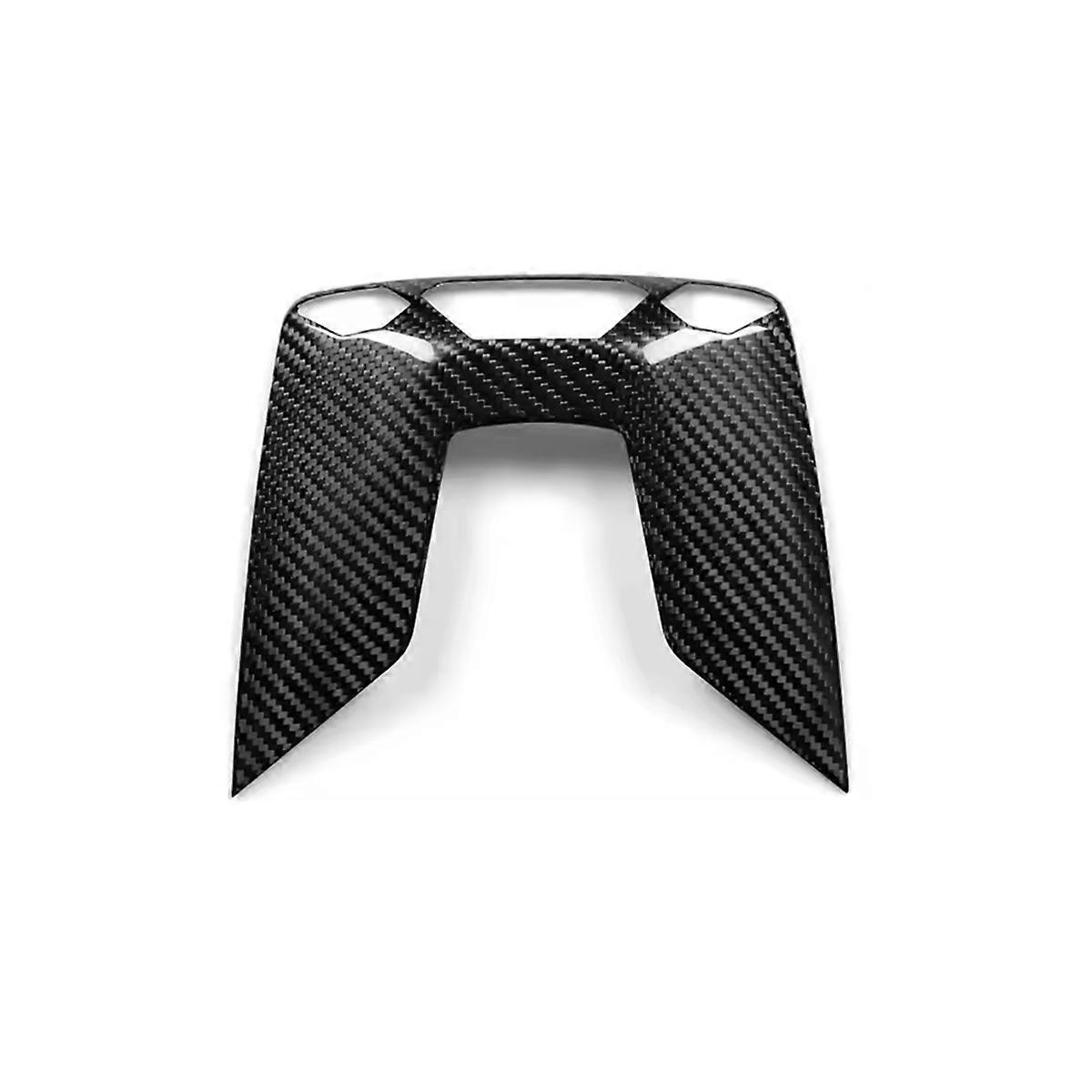 Real Hard Carbon Fiber Car Roof Reading Light Cover Frame Sticker for F65 F66 U25 Countryman 2024 2025