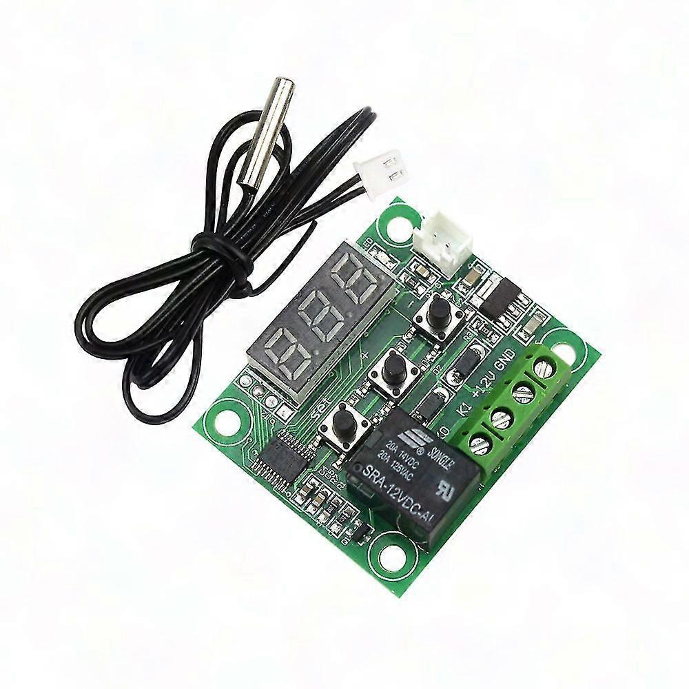 2Pcs W1209 Digital Thermostat Module 12V DC -50C~110C with Waterproof NTC Probe