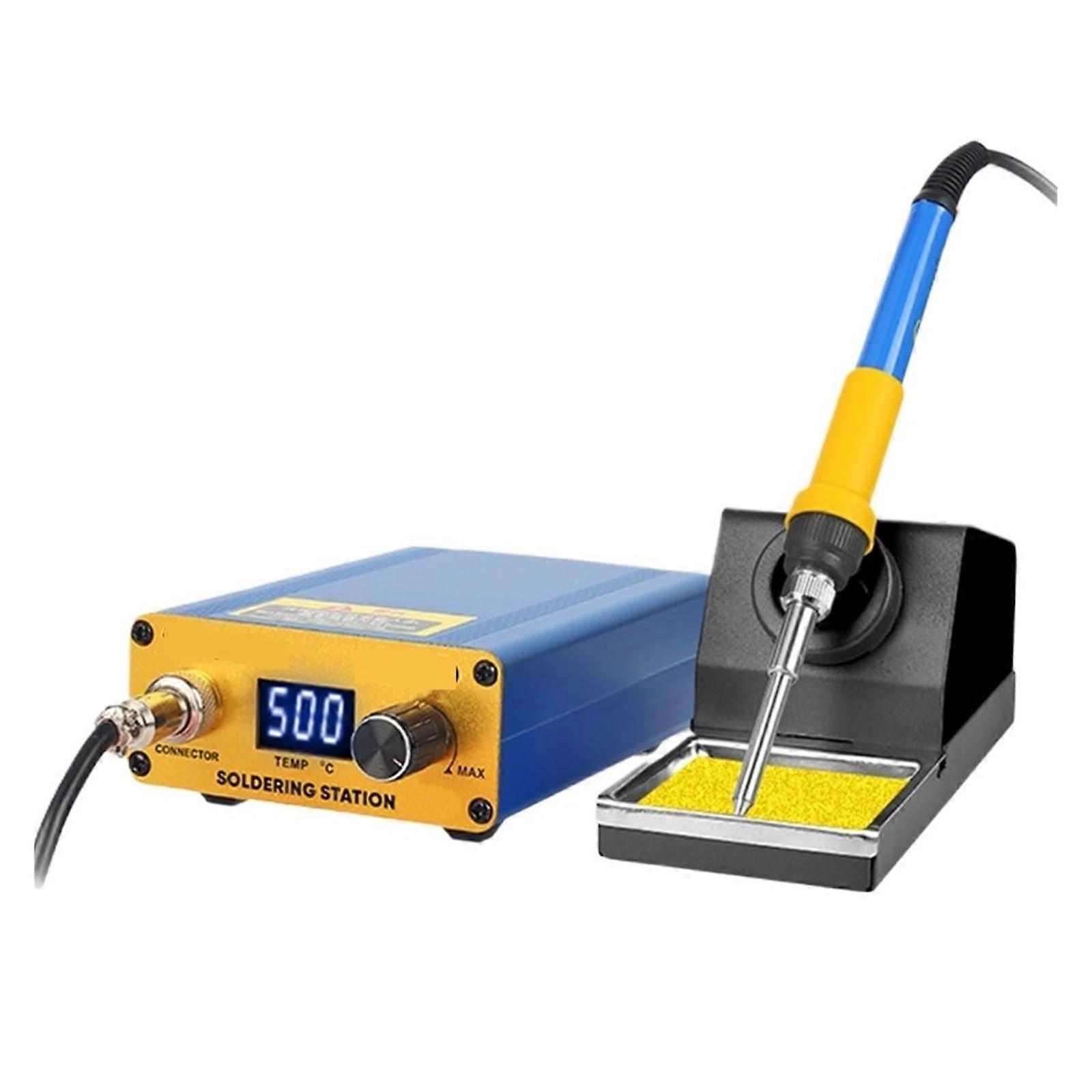 Soldering Stations Mini Digital Display Electric Soldering Iron Adjustable Temp AntiStatic Welding Tool Efficient Precision Ref: 7581