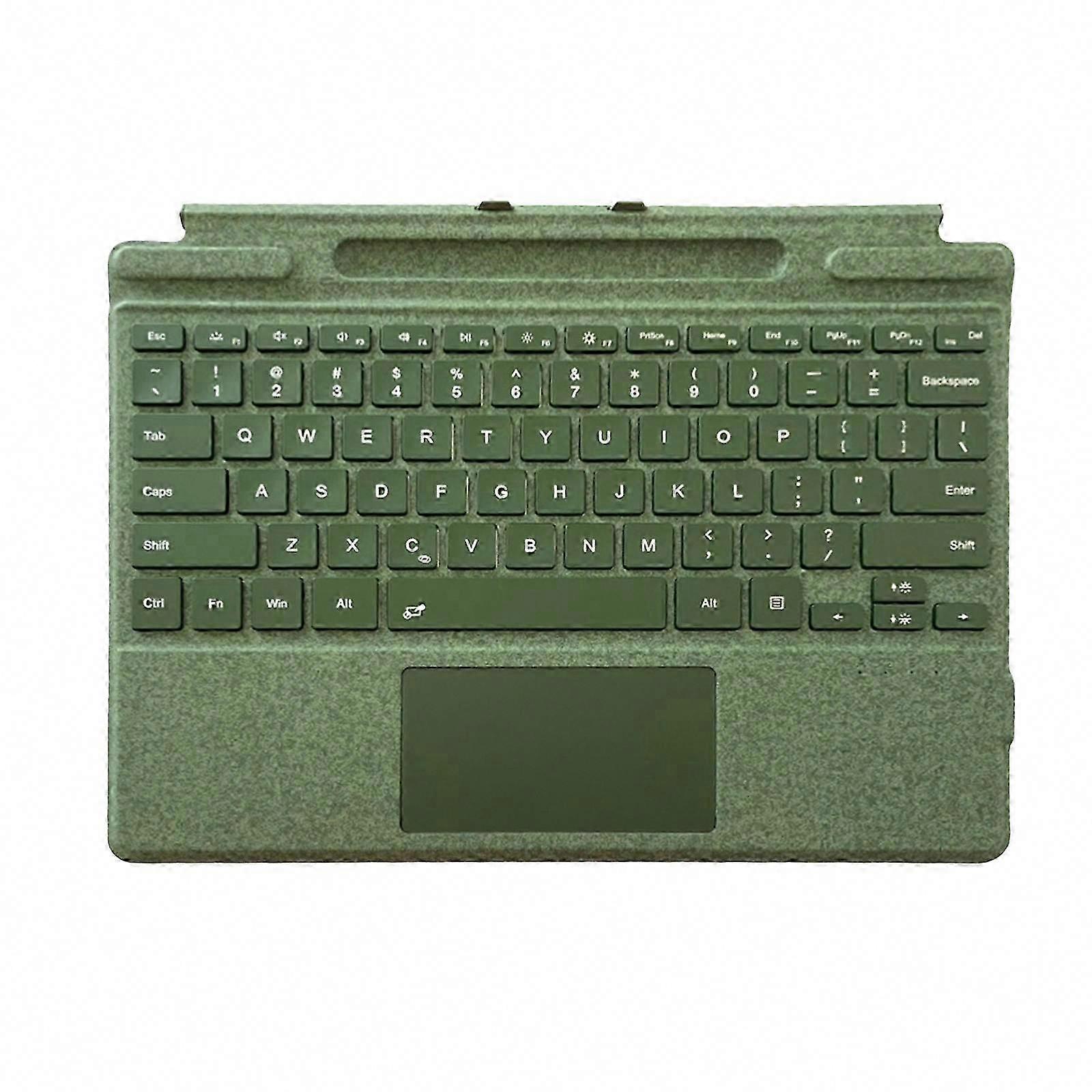 Wireless Bluetooth Keyboard with Backlight for Surface Pro 8/9, Touchpad Compatible with Surface Pro Tablets - Red