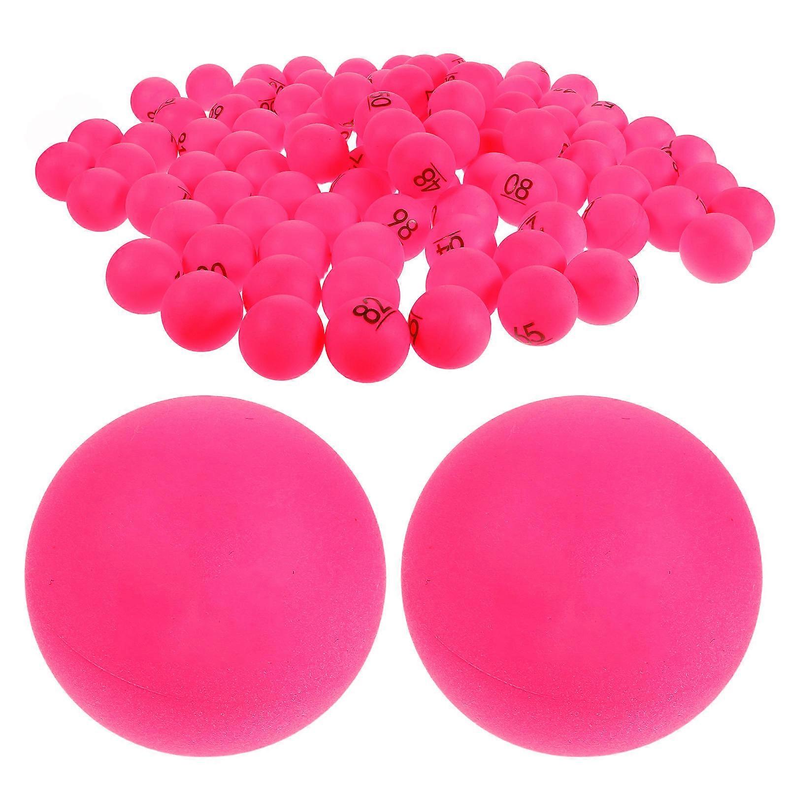 100pcs Lightweight Reusable Pingpong Balls for Games, Raffle Draws, School Events, Holiday Parties, and Family Gatherings