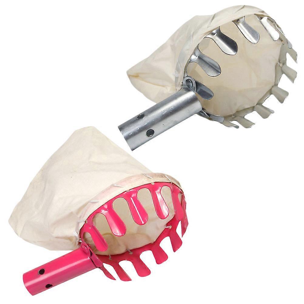 Fruit Tools Orchard Fruit Catcher Home Gardening Practical Iron Material Fruit Collection 2Pcs