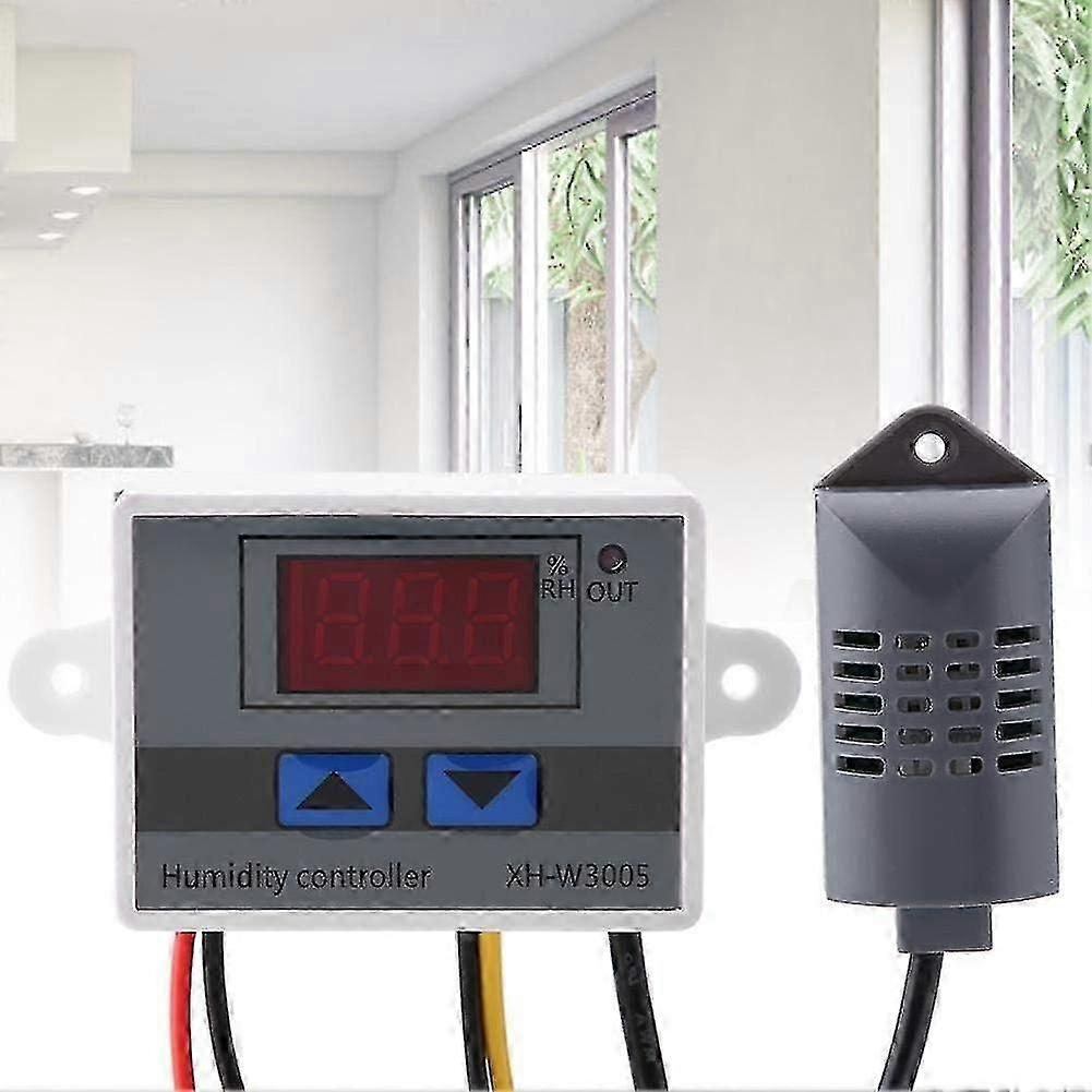 Humidity Controller Digital Hygrometer Xh-w3005 Regulator Humidity Sensor Temperature 0 ~ 99% Rh 12v / 24v / 220v (220v)
