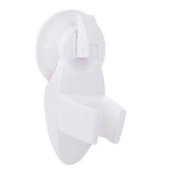 Shower Room Bathroom Suction Type Chuck Holder Fixed Wall Mount Bracket (White) Edition 0822
