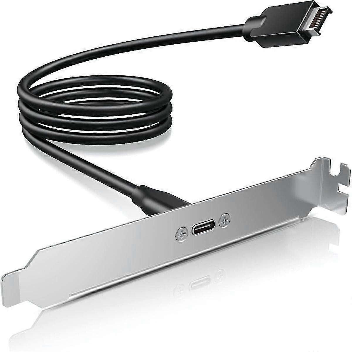 20Gbps USB 3.2 Gen 2x2 USB-C Front Panel Adapter and Motherboard Header Extension Cable with USB-C Female port