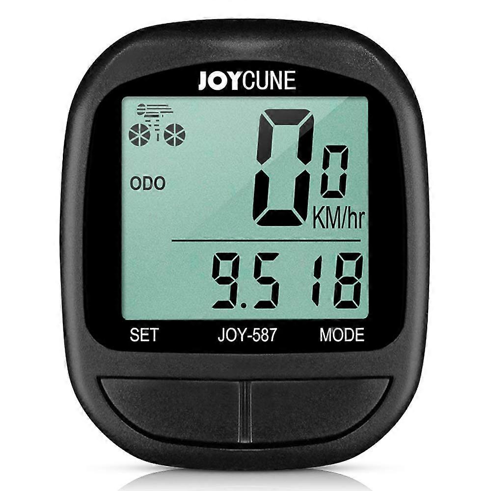 Bike Computer Waterproof With LED Display Odometer And Stopwatch For Outdoor Cycling