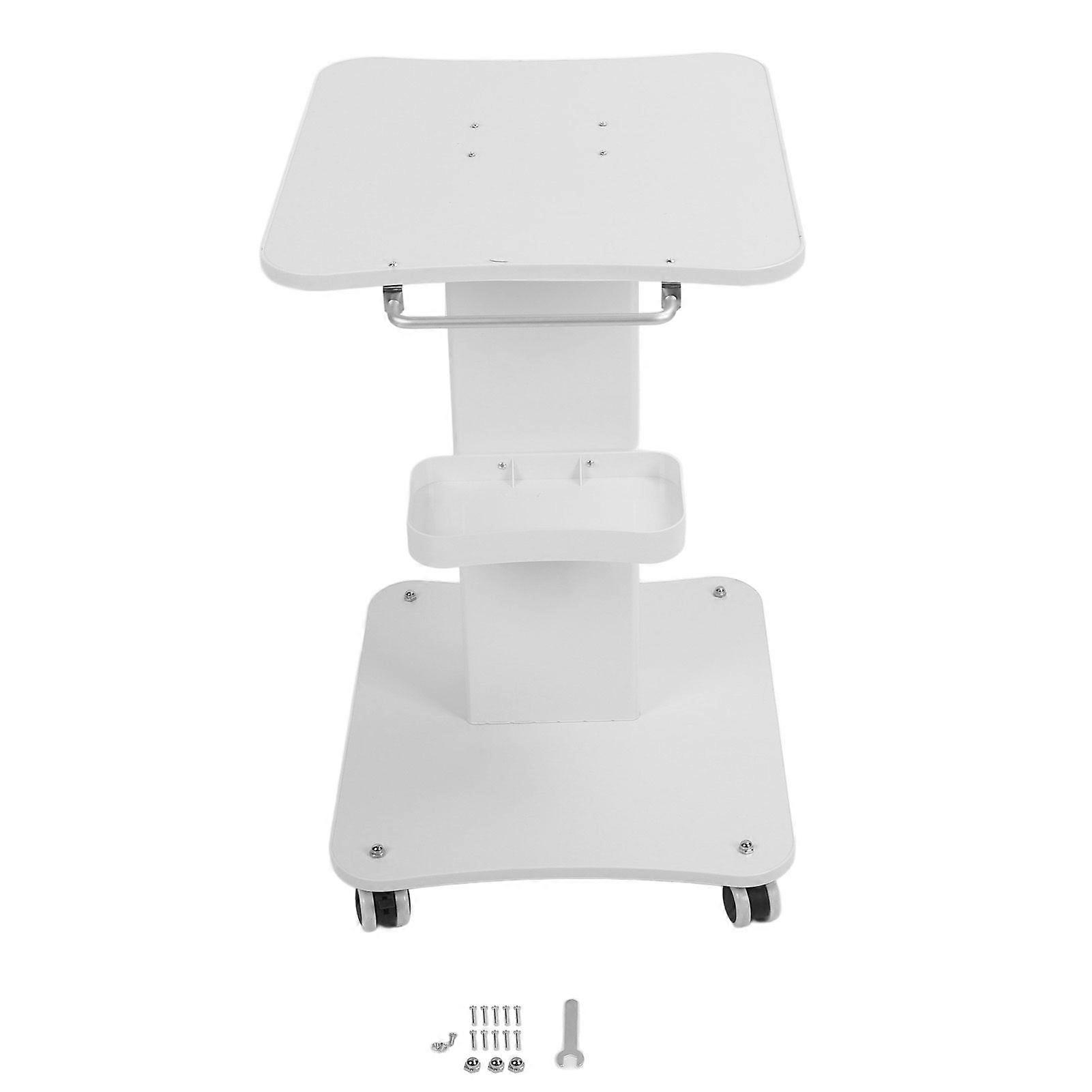 Beauty Instrument Stand Cart 3 Tier Rolling Storage Stand Mobile Cart with Wheel for Spa