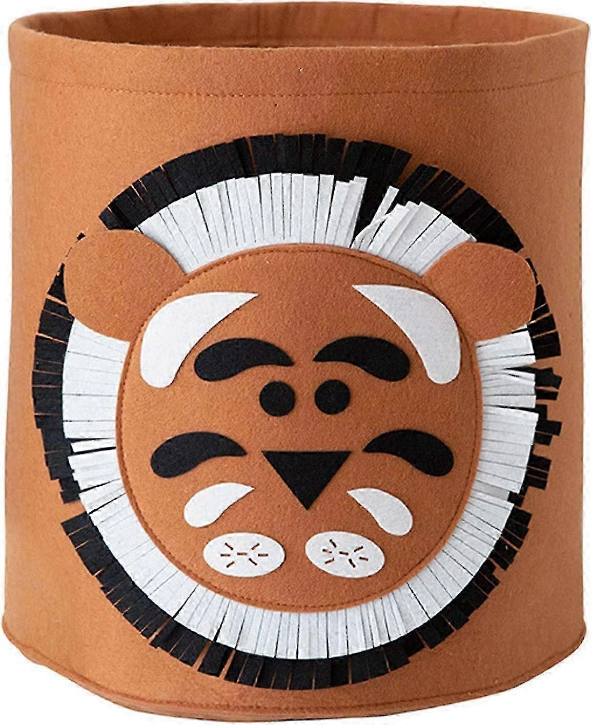 Felt Storage Bucket, Child Felt Basket, Foldable Felt Storage Box f...