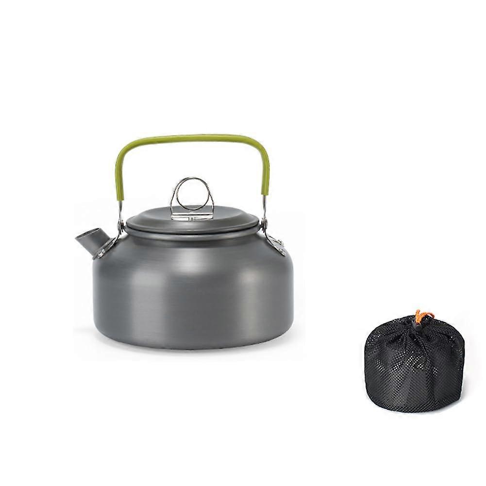 Aluminum Alloy Kettle Lightweight With Anti Scalding Handle Camping Kettle 0.8L Portable Tea Pot