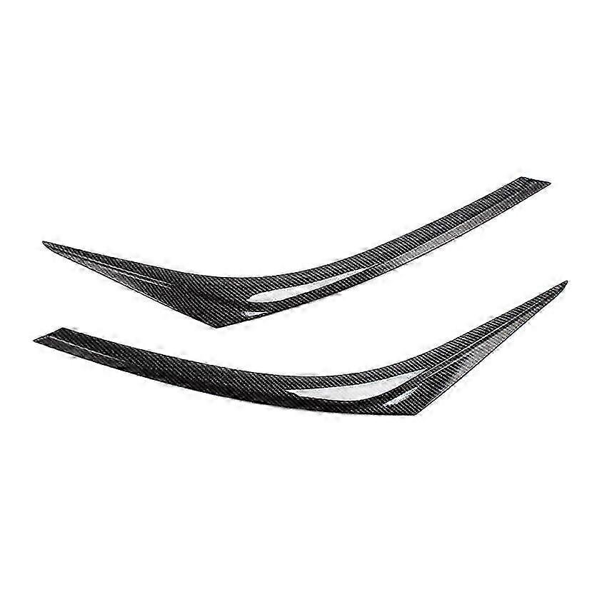 Carbon Fiber Front Headlight Eyebrow Trim for CH-R 2016-18
