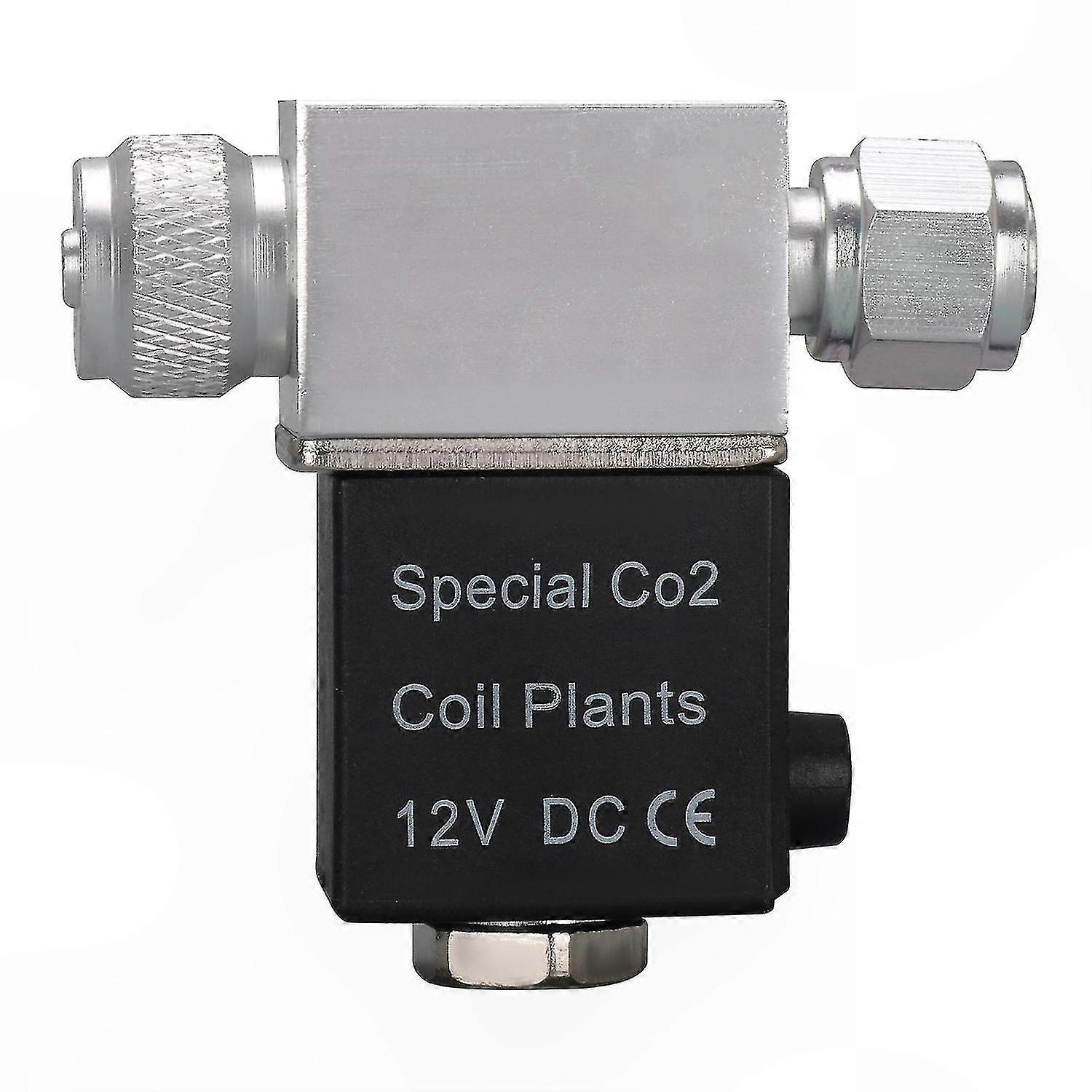 M10x1 Thread CO2 Solenoid Valve for Aquarium Systems - 12V Single Outlet