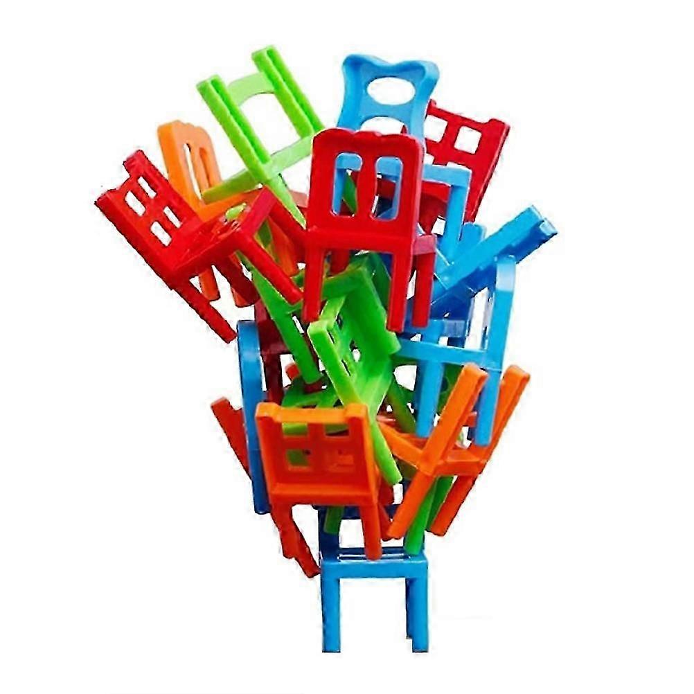 Balancing Chairs Stacking Game Intelligence Multiplayer Balance Game Chair on Chair Stack Up Chairs Tower Game for Family Party