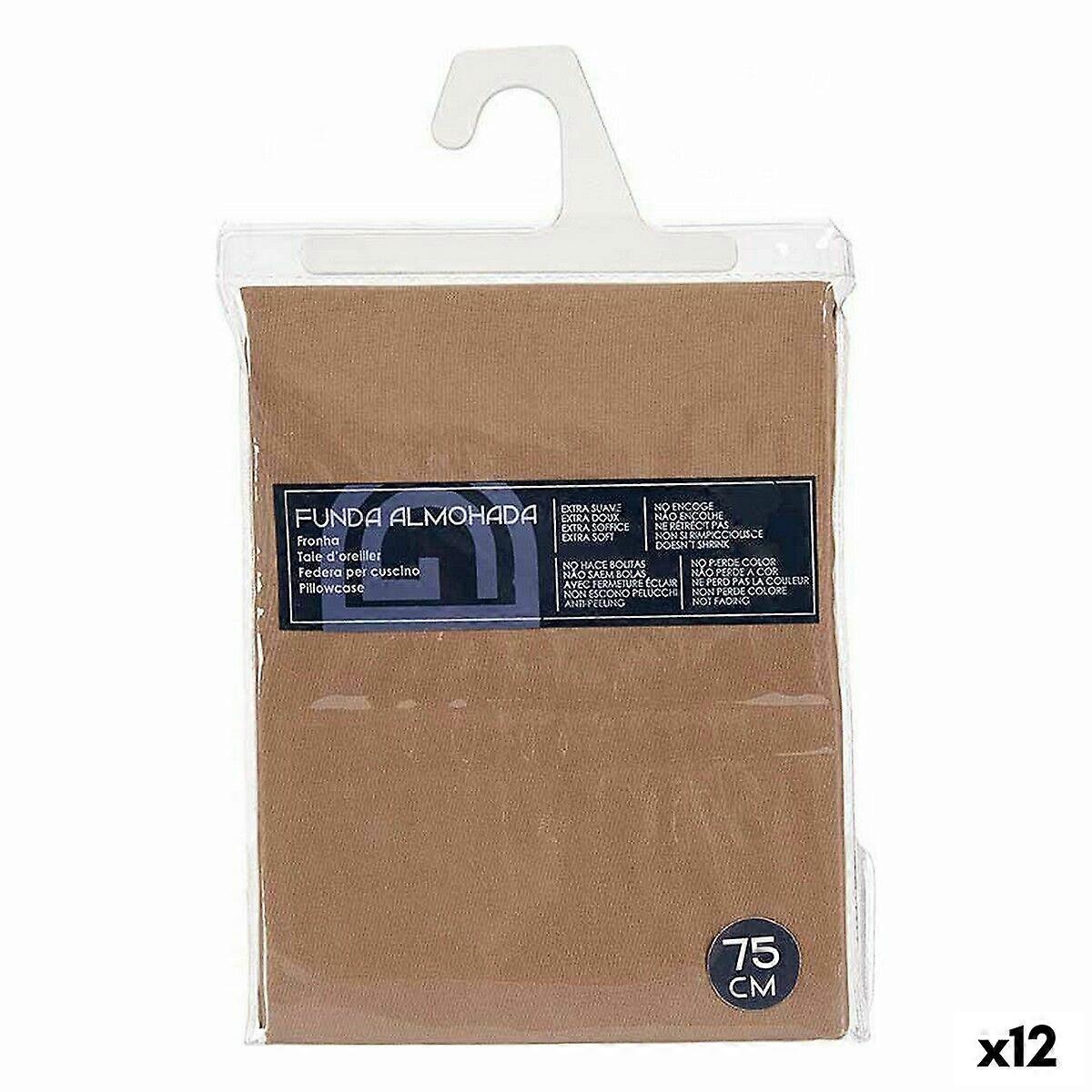 Pillowcase Gift Decor Brown 45 x 0.2 x 70 cm (12 pieces)