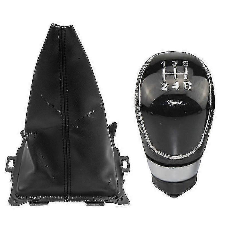 Manual gear shift knob for Ford Fiesta 2008-2012 with gaiter boot cover set