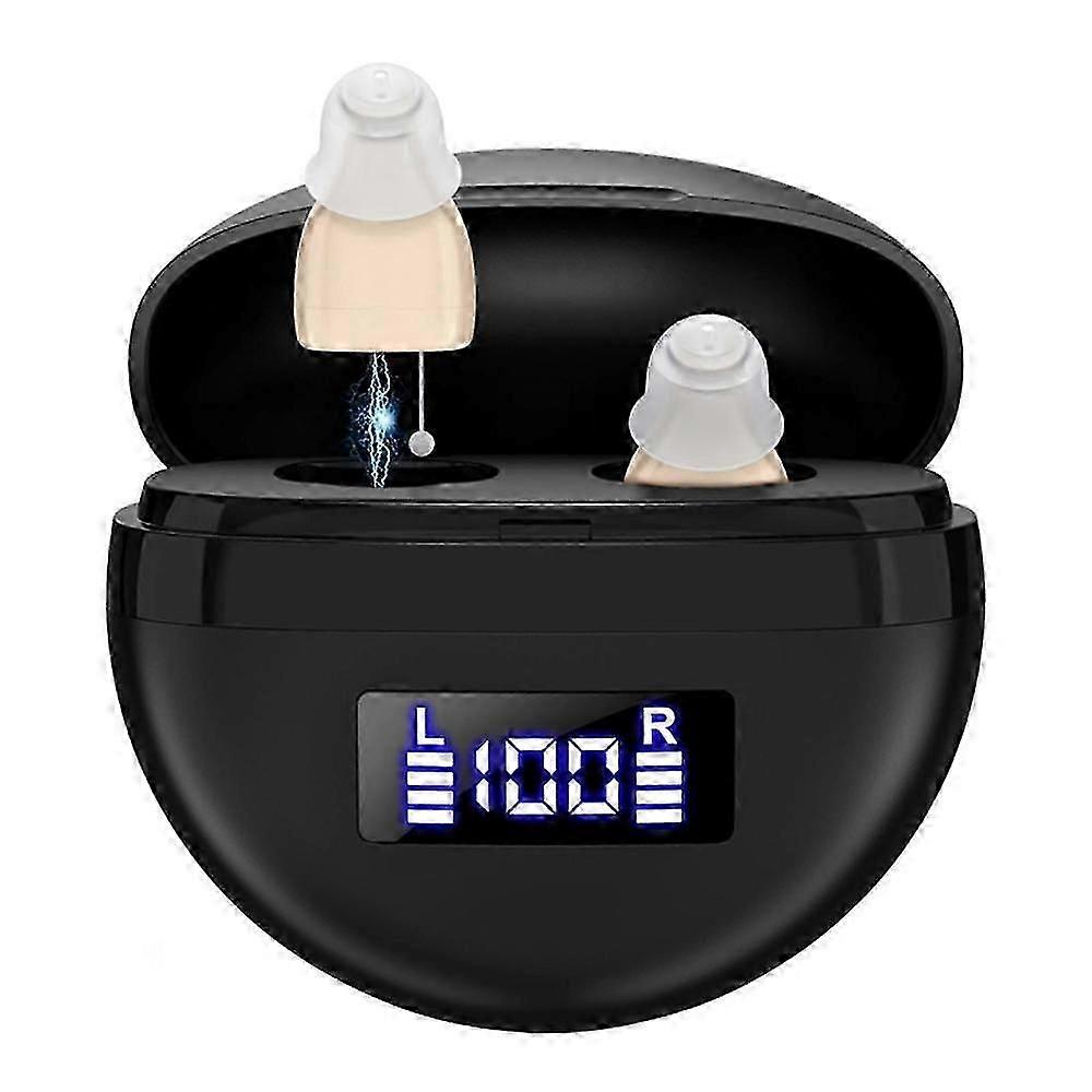 Invisible Rechargeable Digital Hearing Aids for Elders