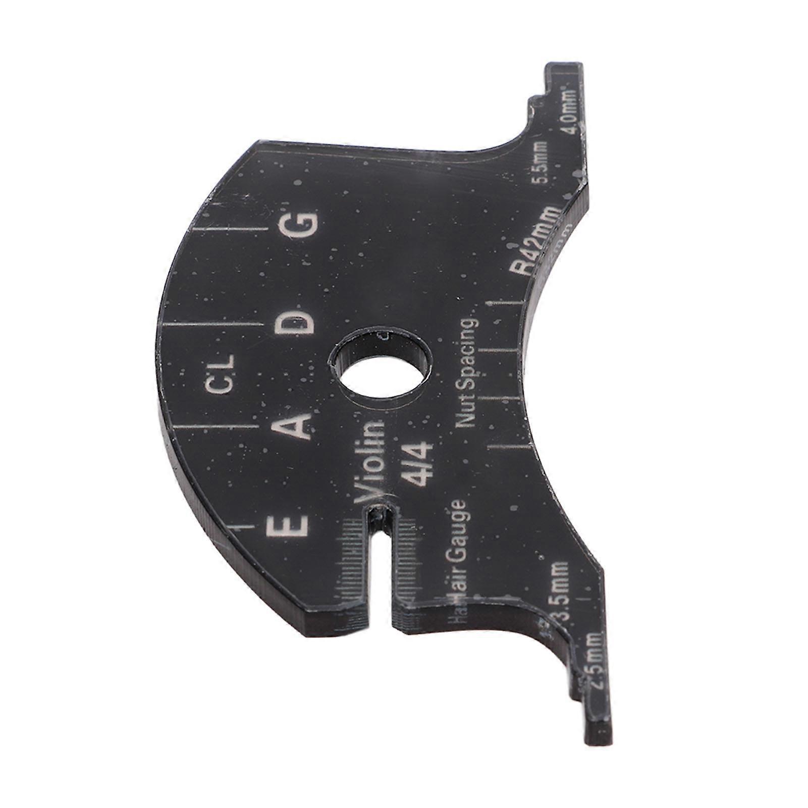 Violin Bridge Reference Tool 4/4 Acrylic Mold Template Measure