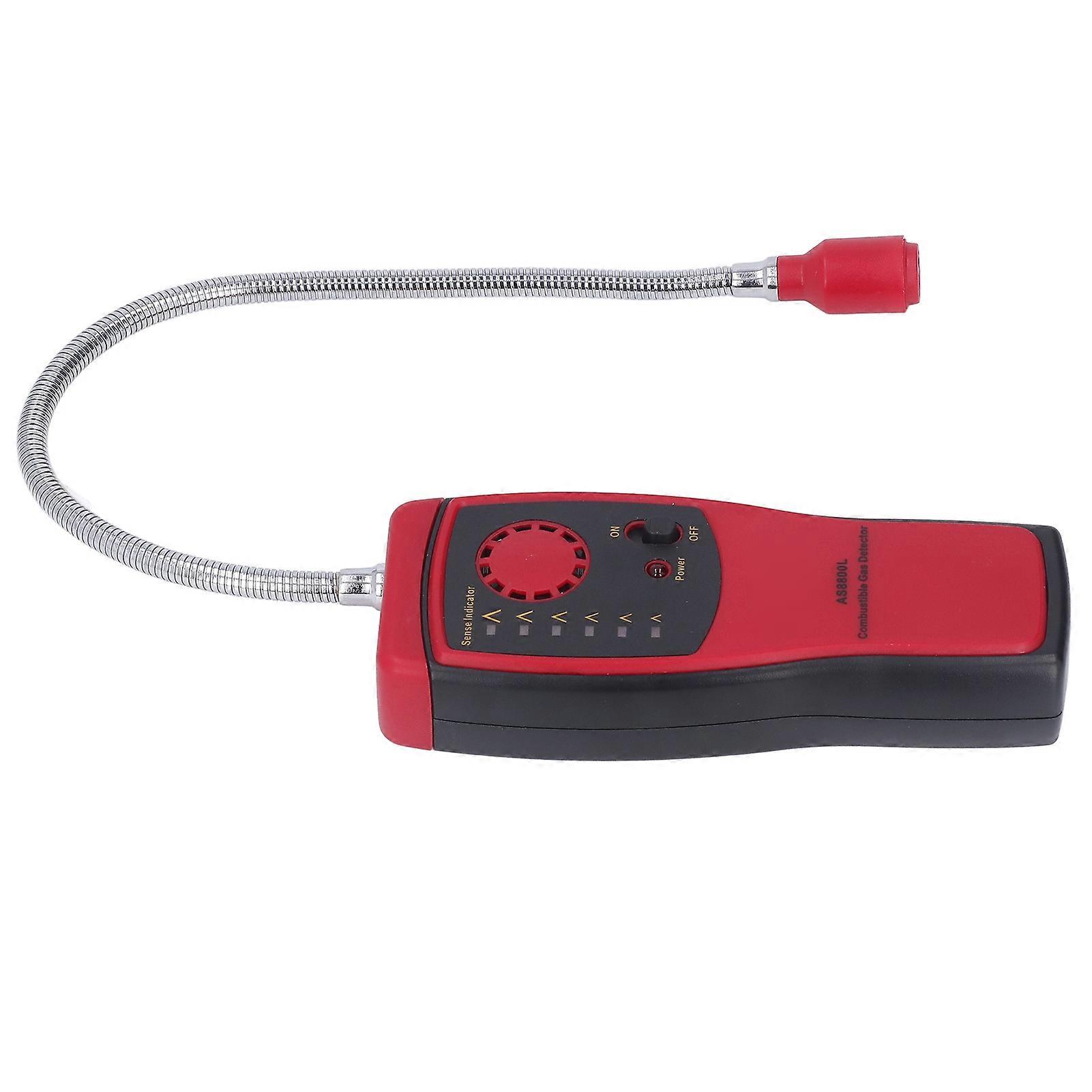 Portable Combustible Gas Leak Detector Alarm, Adjustable 50PPM