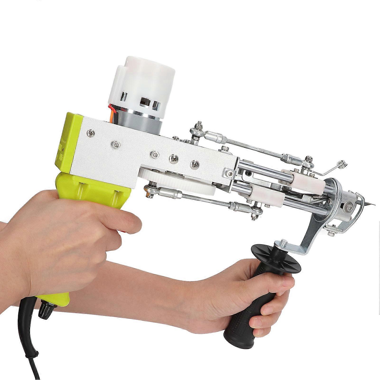 Pistolet à touffeter jaune vert vitesse réglable 100-240V AU prise