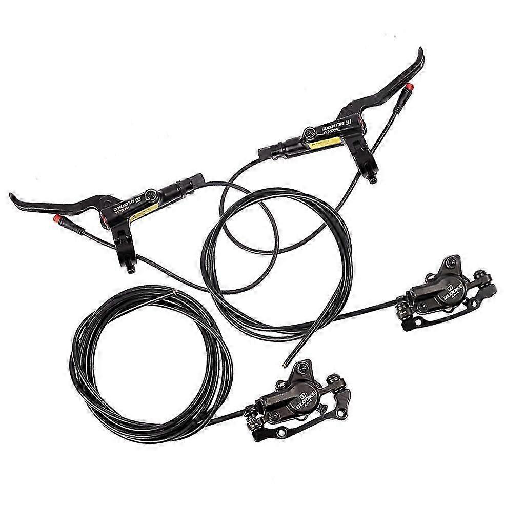 MTB Bike Hydraulic Disc Brake Set for Mountain Road Bike Bicycle, e-Bike, Bike, The Best Upgrade kit for Mechanical Disc Brake Oil Bleed