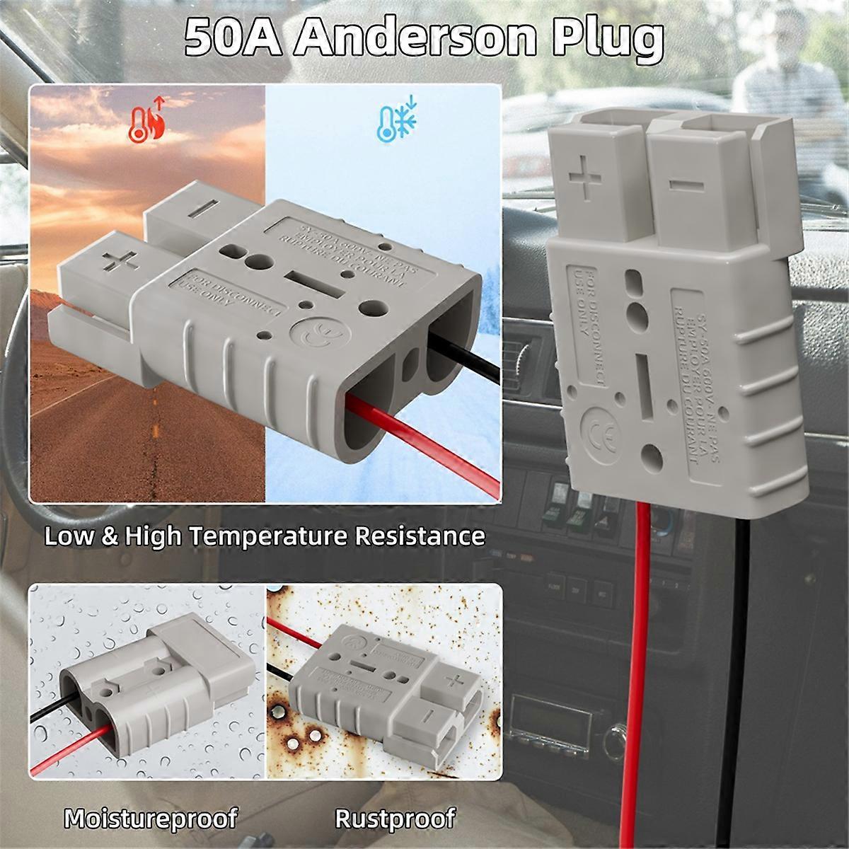 For Mini 12V Step Up Converter with Anderson Connector Mini Anderson Plug to DC 12V-24V to 30V Step