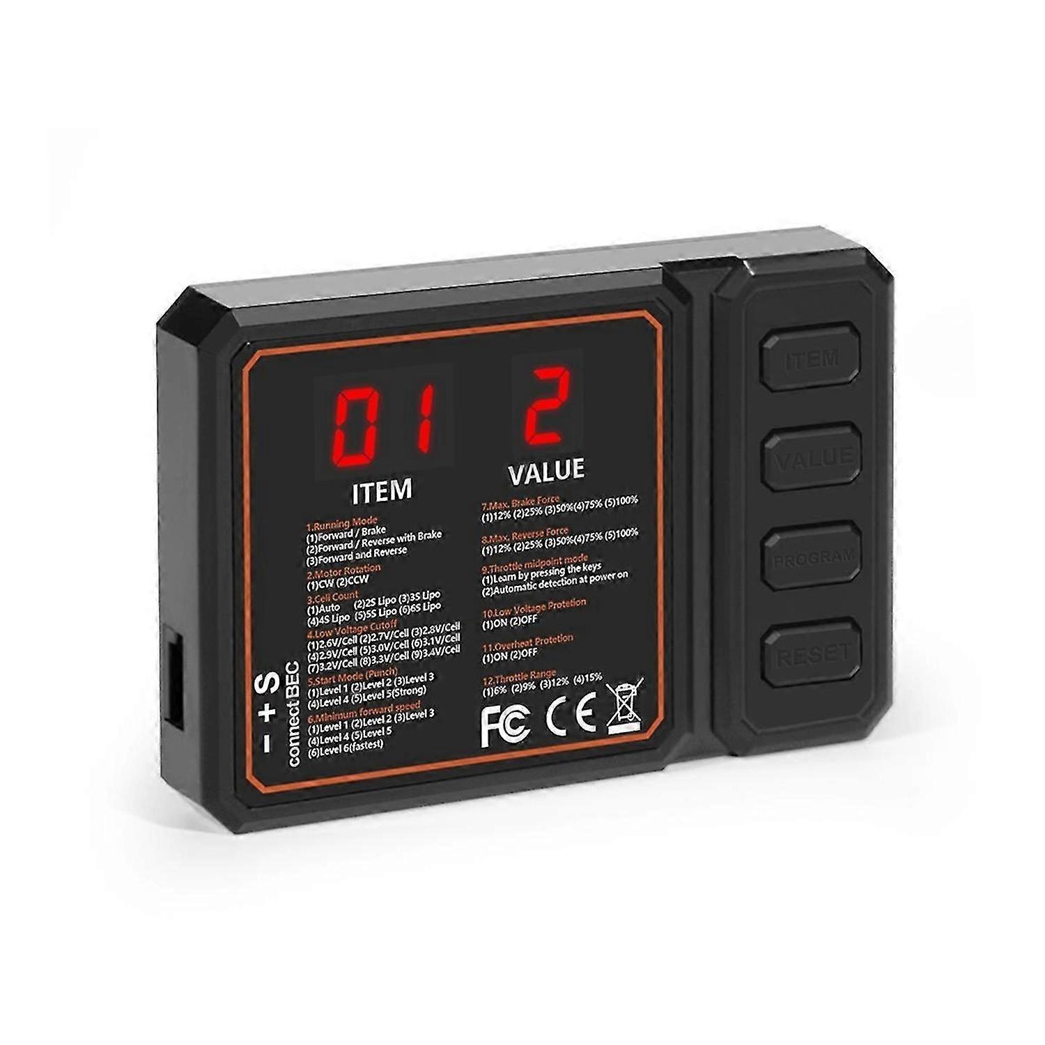 Programing Card for RC Boats 50 to 150A ESC Speed Controller