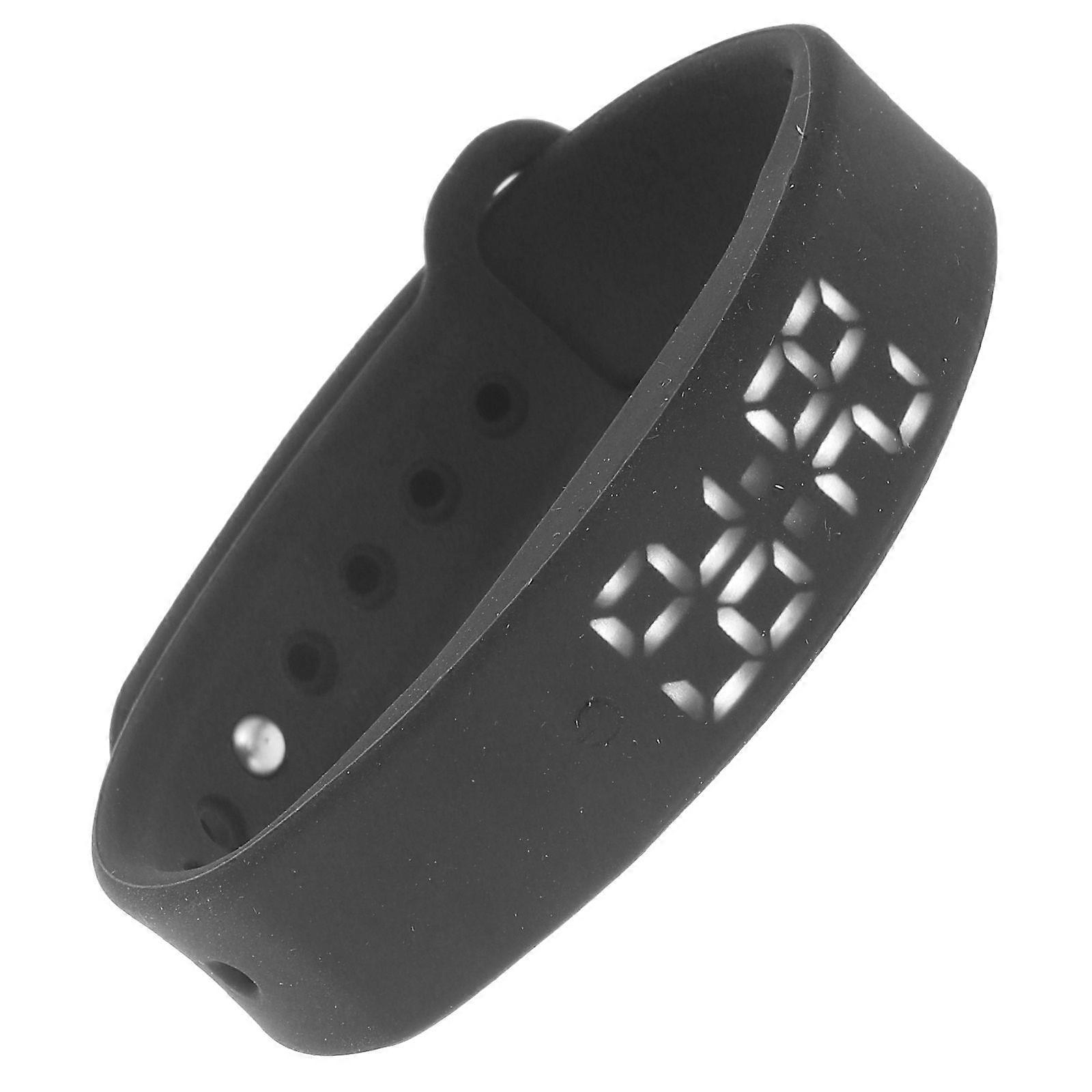 W5 Multifunction Smart Wristband Bracelet with Pedometer / Thermometer / Sleep Monitor / Vibration Alarm (Black)