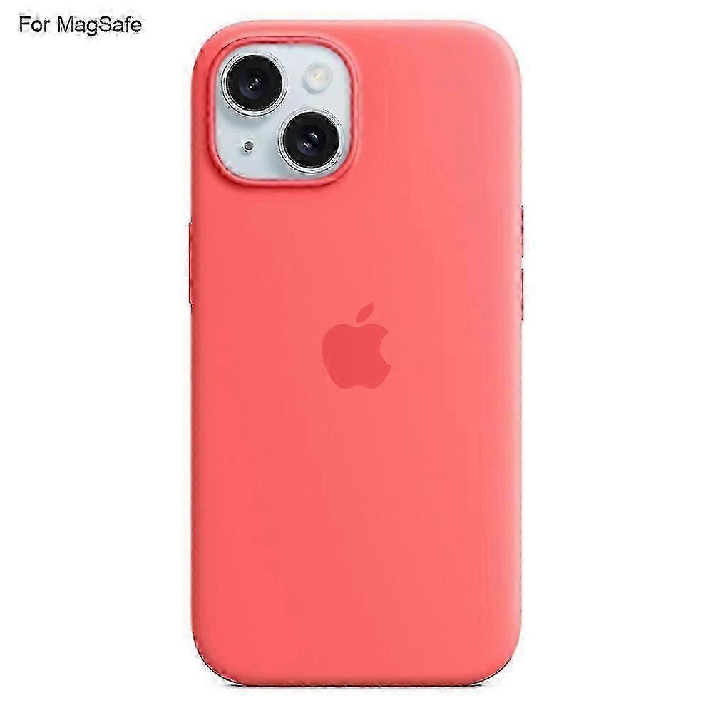 Compatible with Iphone 15 Case Compatible with Magsafe Liquid Silicone Phone Back Cover [induction P