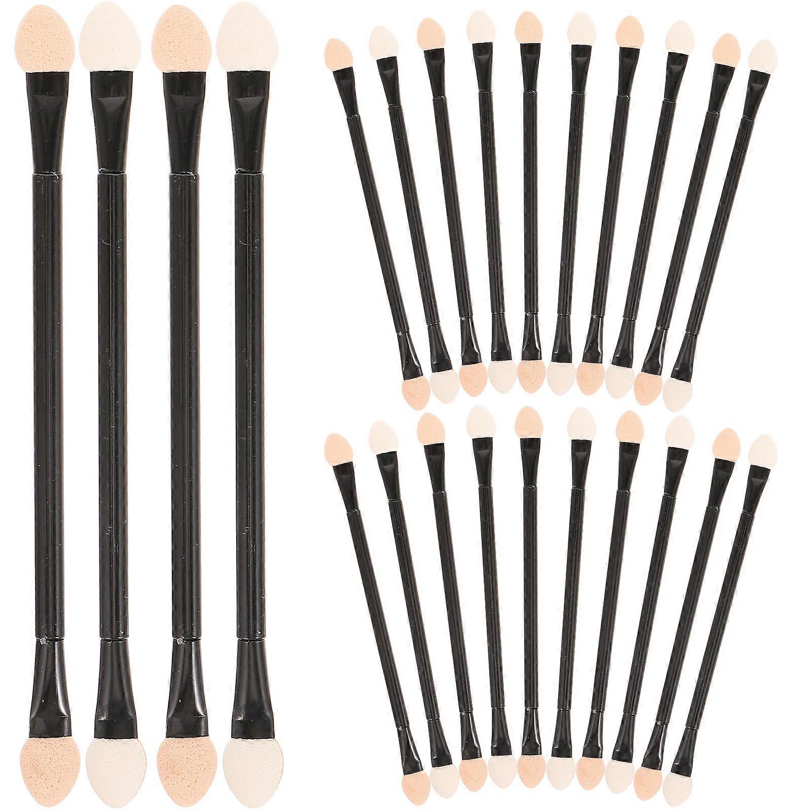 Eyeshadow Brush Double-Ended for Precision Application 30Pcs Professional Disposable