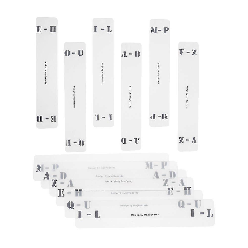 Vinyl Record Dividers A-Z Acrylic Label for Record Organizer 24Pcs