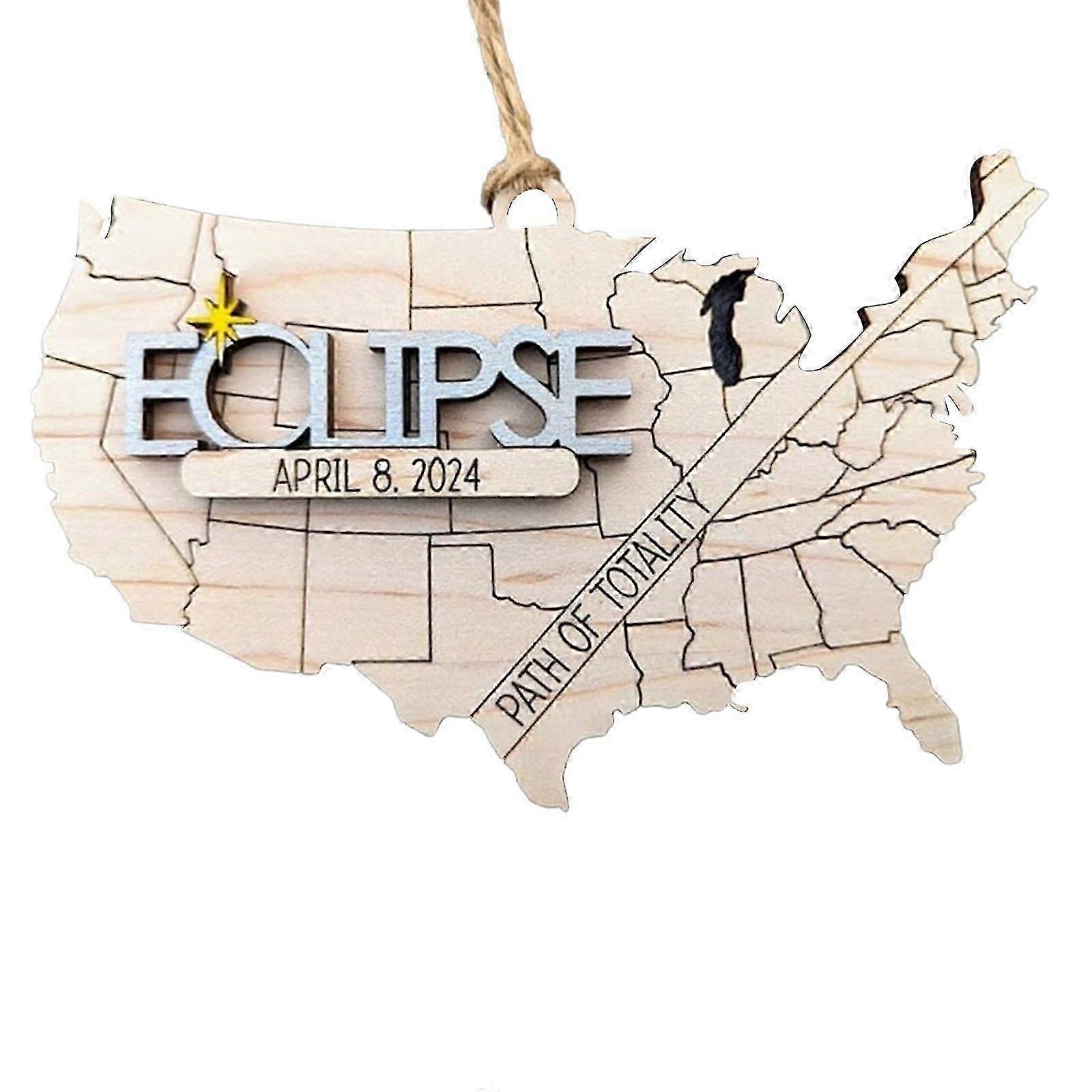 Solar Eclipse 2025 Ornament, 2025 Total Solareclipse Ornament Hanging Decoration