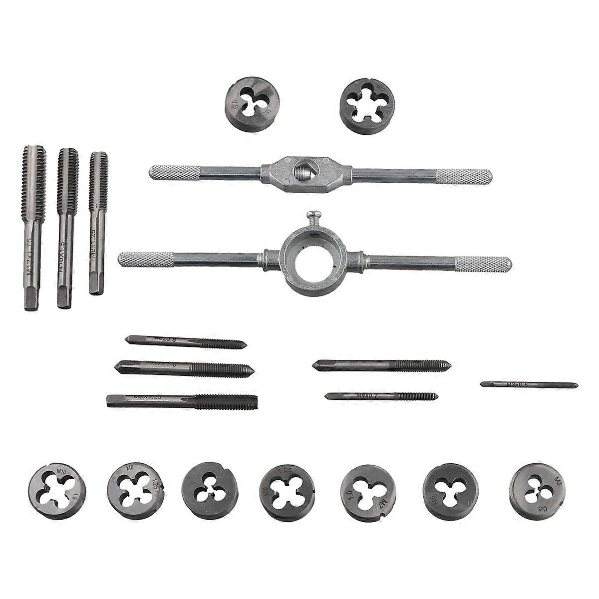 20Pcs Metric Hand Tap and Die Set M3- Screw