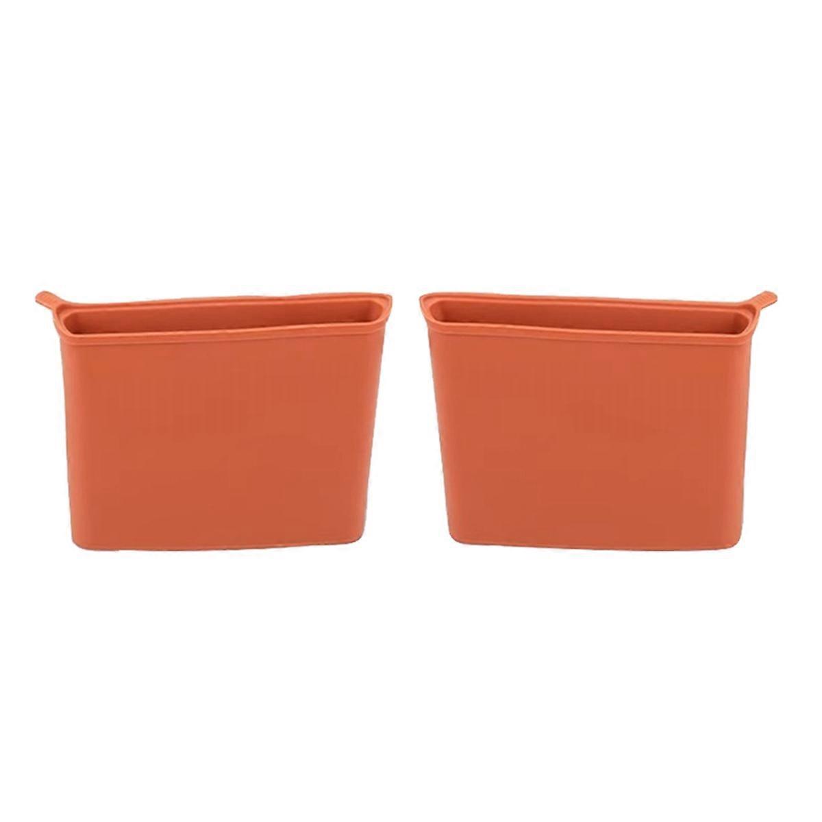 For LiXiang L8 L9 22-23 the Second Row Of Seat Storage Pads (Orange)