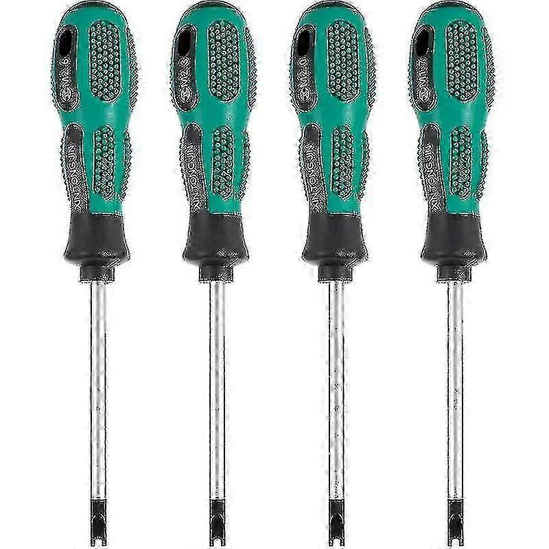 U Fork Type Screwdriver Set 4pcs, Magnetic Cr-v Multi-function Hand Tool Kit
