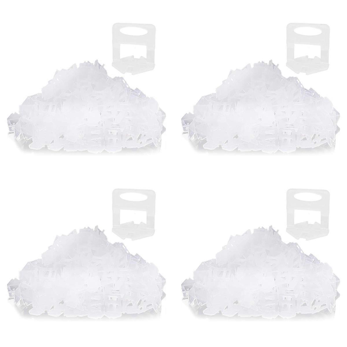 Tile Leveling System Clips 2mm -1600 Pcs DIY Tiles Leveler Spacers for Professional Ceramic Tile and
