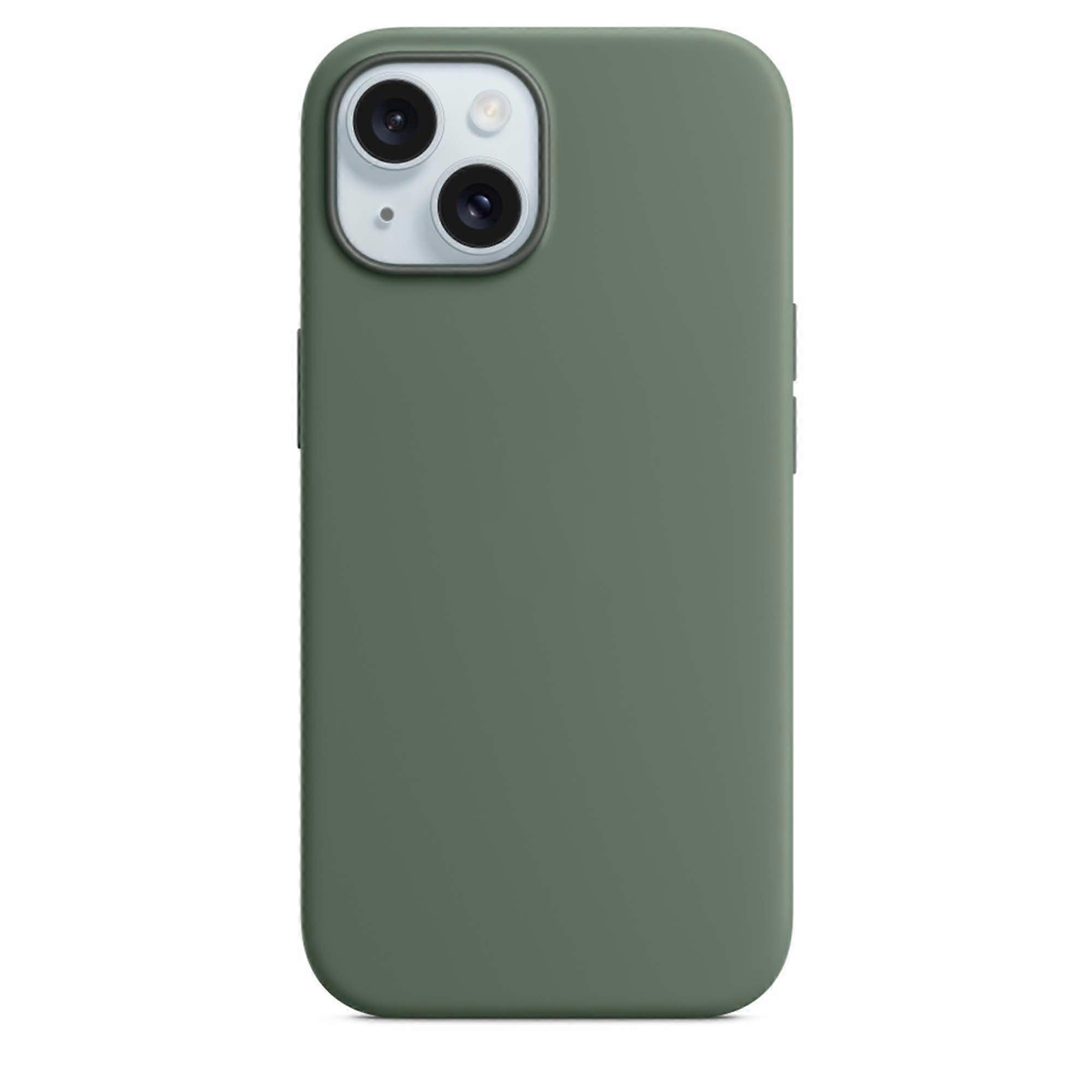 Compatible with iPhone 15 Liquid Silicone Phone case with MagSafe Wireless fast charging 6.1-inch