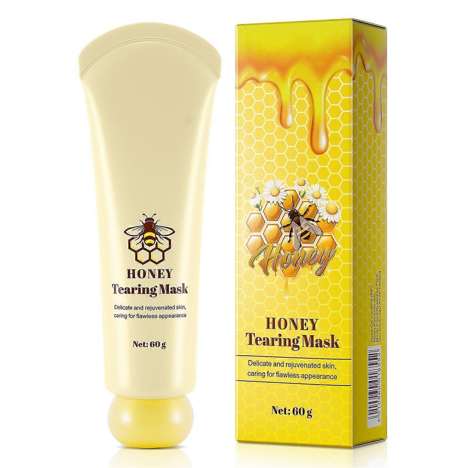 Honey Peel Off Facial Mask Deep Gentle Hydrating Remove Blackhead Mask For Dry & Oily Skin