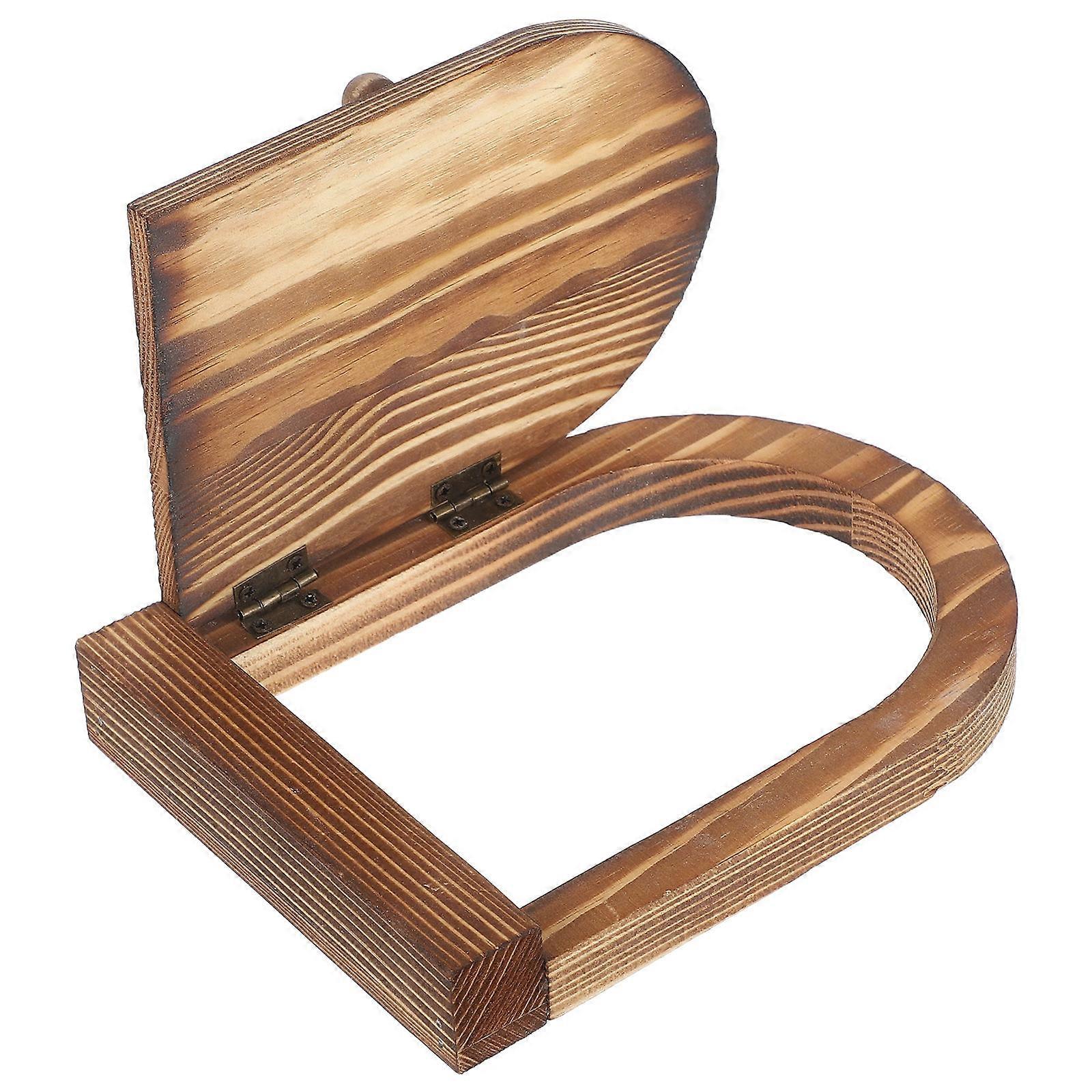 Coffee Wood Wall Decoration Light Switch Cover 3Pcs Pack