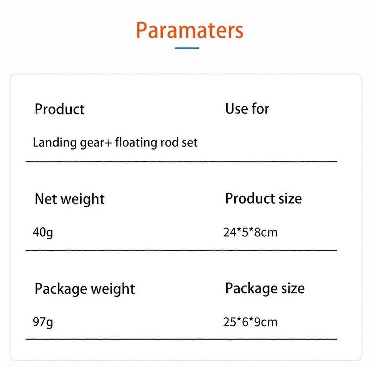 Landing Skid Float Kit Expansion for Mini 4 Pro/Mini 3 PRO/Mini 3