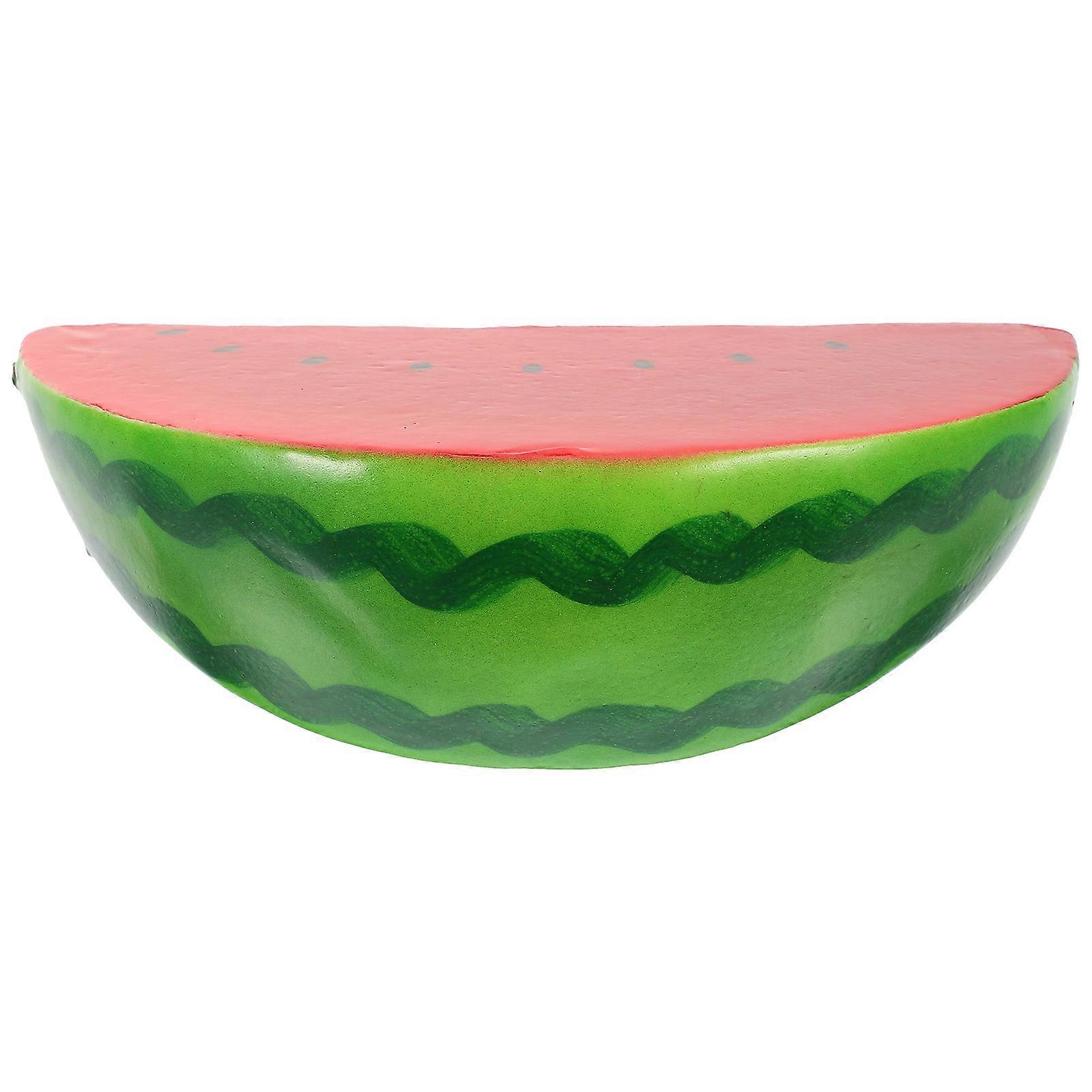 Fake Watermelon Slices Artificial Watermelon Slice for Decor 4Pcs Red Foam