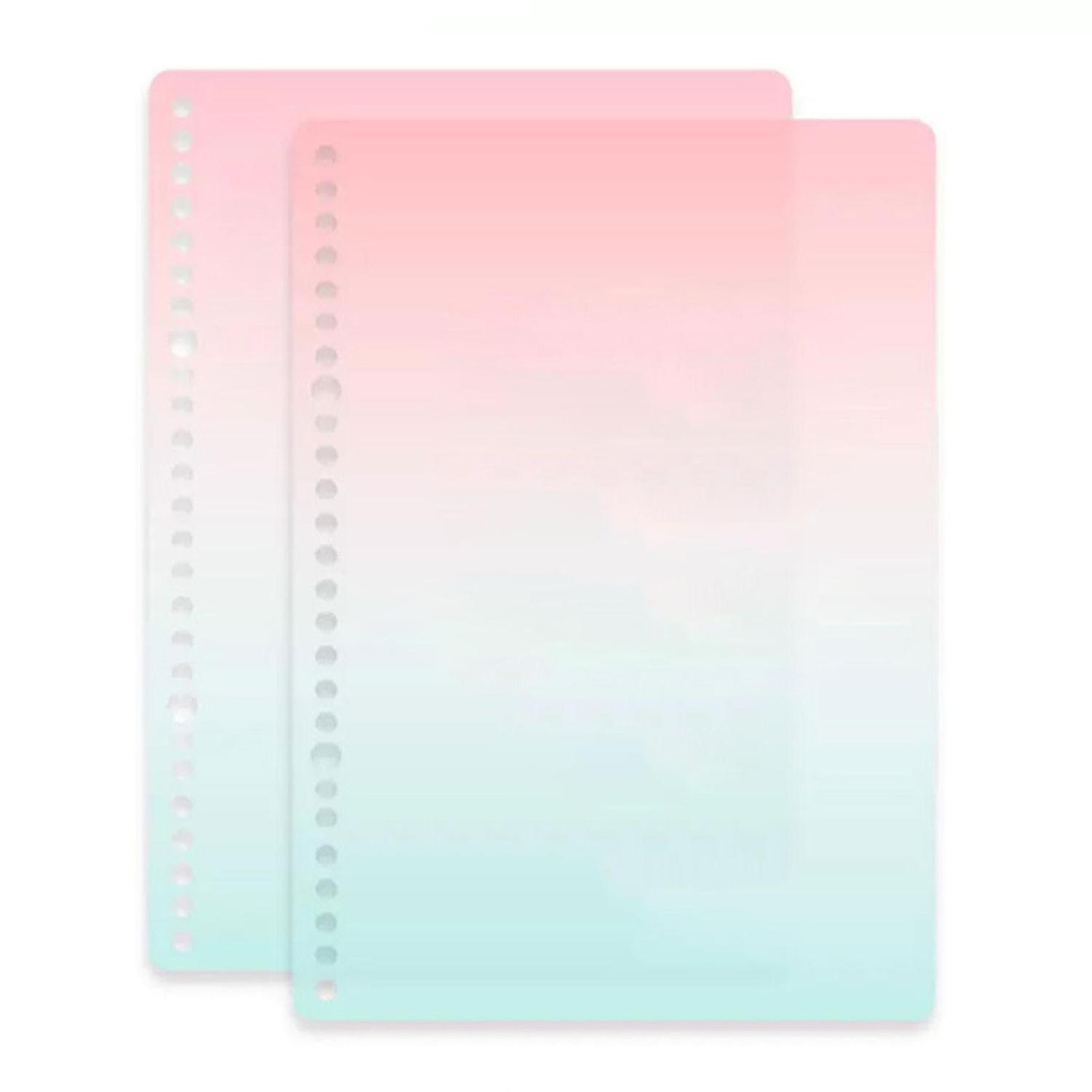 Detachable Rings Binder-Cover for Learning Storage Secure Refillable Shell Organiser with Hard Shell Protection for Study Companion